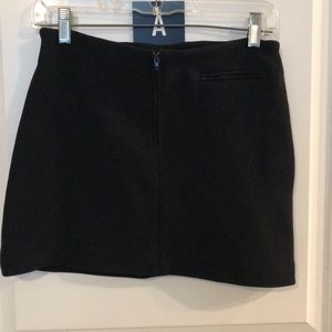 vintage DKNY Jeans brand black mini skirt